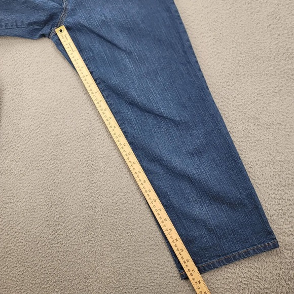 Kim Rogers Jeans Womens 16 Short‎ Blue Denim Straight Leg Medium Wash - Picture 8 of 12
